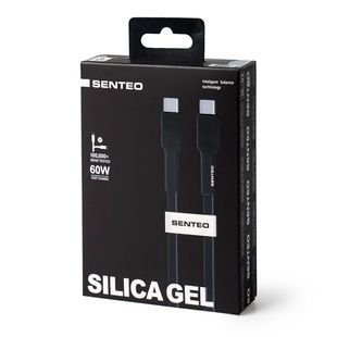 Senteo SL-03 60W Soft Silicone USB-C Charge Cable cable2 фото