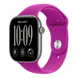 Apple Watch Series 12 GPS 42mm Space Gray Aluminum Case with Magenta Sport Band - M\L aw-2026-2 фото 1