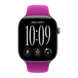 Apple Watch Series 12 GPS 42mm Space Gray Aluminum Case with Magenta Sport Band - M\L aw-2026-2 фото 2