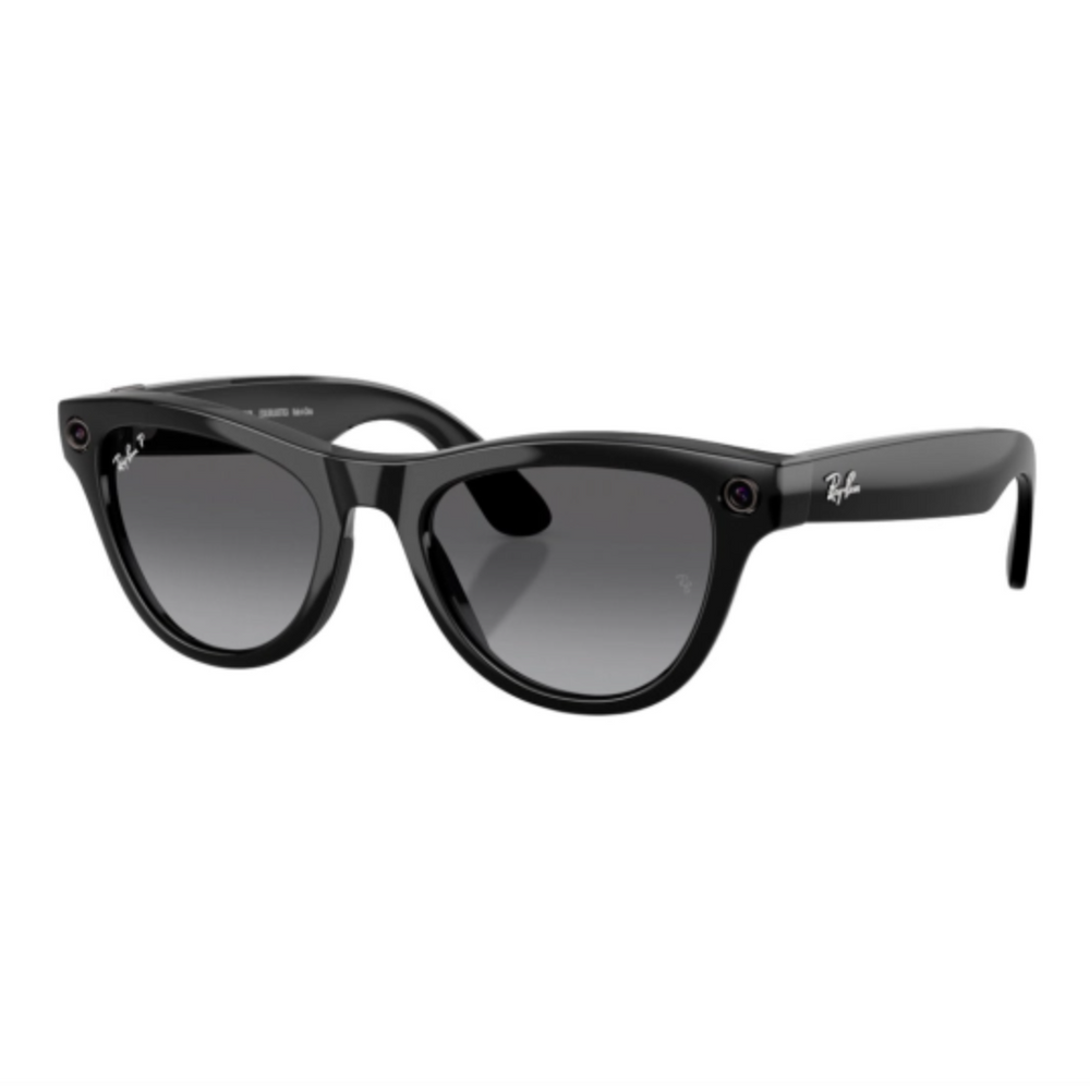 Ray-Ban Meta Skyler Gen2 Standard Shiny Black Frame / Gradient Graphite Lenses (RW4014 601/T3 52-20) meta17 фото