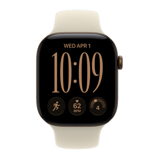 Apple Watch Series 12 GPS 42mm Dark Bronze Aluminum Case with Sand Sport Band - S/M aw2026-9 фото