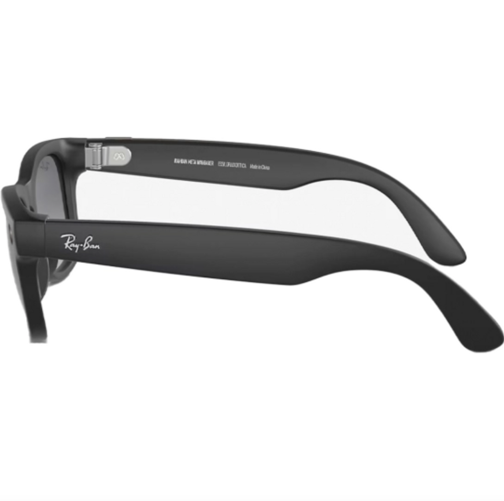 Ray-Ban Meta Wayfarer Matte Black Frame Graphite Lenses (RW4006 601ST3 50-22)  meta05 фото