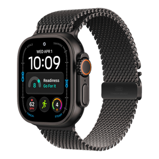 Apple Watch Ultra 4 GPS + LTE, 49mm Black Titanium Case with Black Titanium Milanese Loop - M aw-ultra02 фото