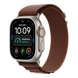 Apple Watch Ultra 4 GPS + LTE, 49mm Natural Titanium Case with Burgundy Alpine Loop - S aw-ultra06 фото 1